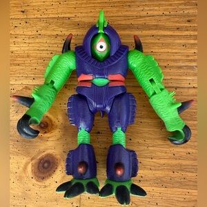 Vintage 1984 POWER LORDS DISGUYZOR Revell Toy 6 Action Figure Green Purple Alien